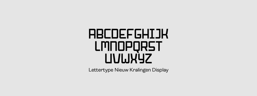 lettertype van Nieuw Kralingen