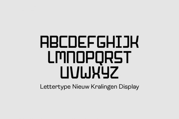 lettertype van Nieuw Kralingen